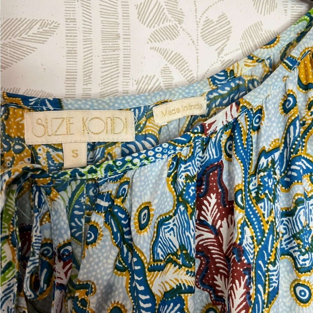 *EUC~SUZIE KONDI~BATIK MINI-DRESS Size Small - Picture 8 of 12
